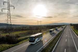 Single Point Communications with Bus Antennas
